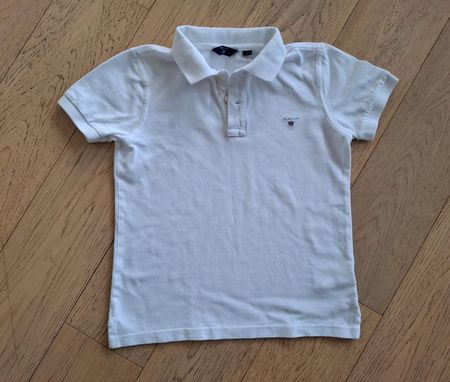 GANT Poloshirt, Weiss, Grösse 134/140