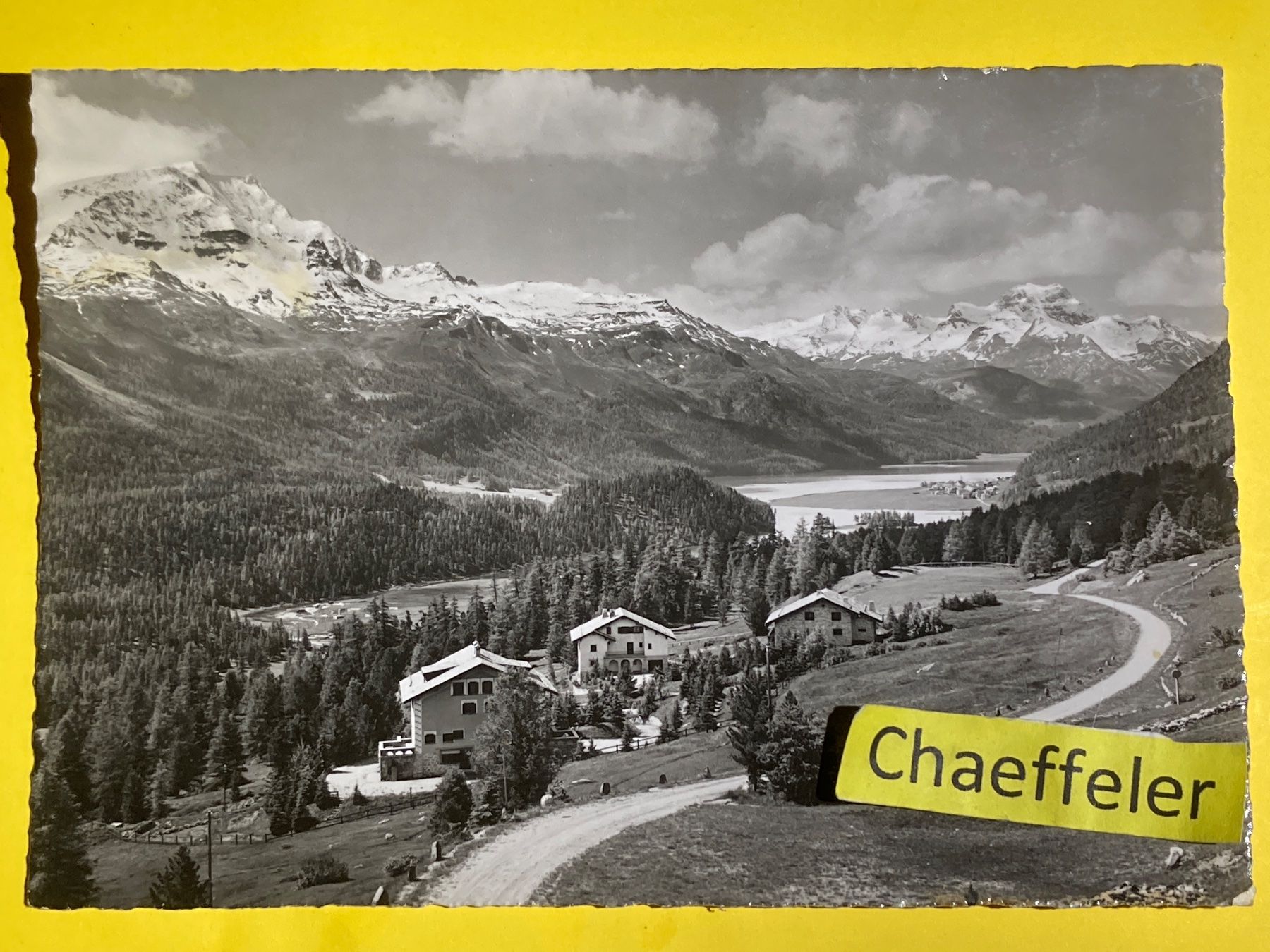 Cartoline postali: Ob Suvretta mit Blick ins Oberengadin – Usato da Zürich venduto da Chaeffeler