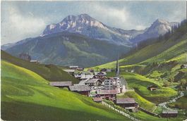 St. Antönien  mit  Schollberg  und  Gempifluh