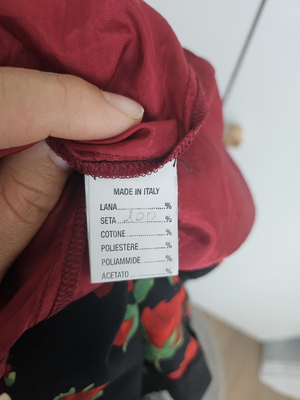 Gonne: Jupe mit Rosen gr.XL 100% Seide – Usato da Allschwil venduto da na.wi.90 3