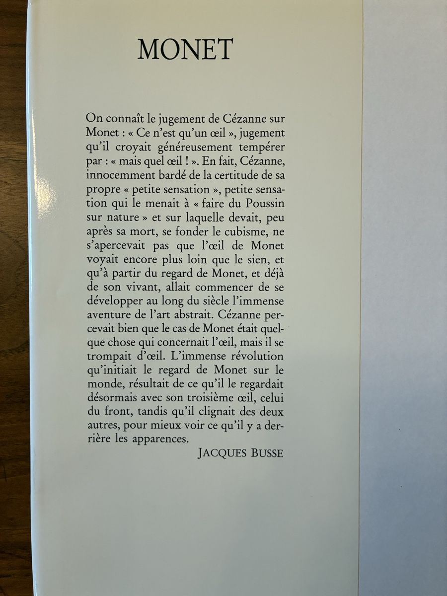 Libri: Bildband zu Claude Monet – Usato da Zürich venduto da Sylvie0011 2