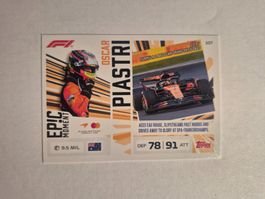 F1 Oscar Piastri McLaren Team Topps Turbo Attax 2026