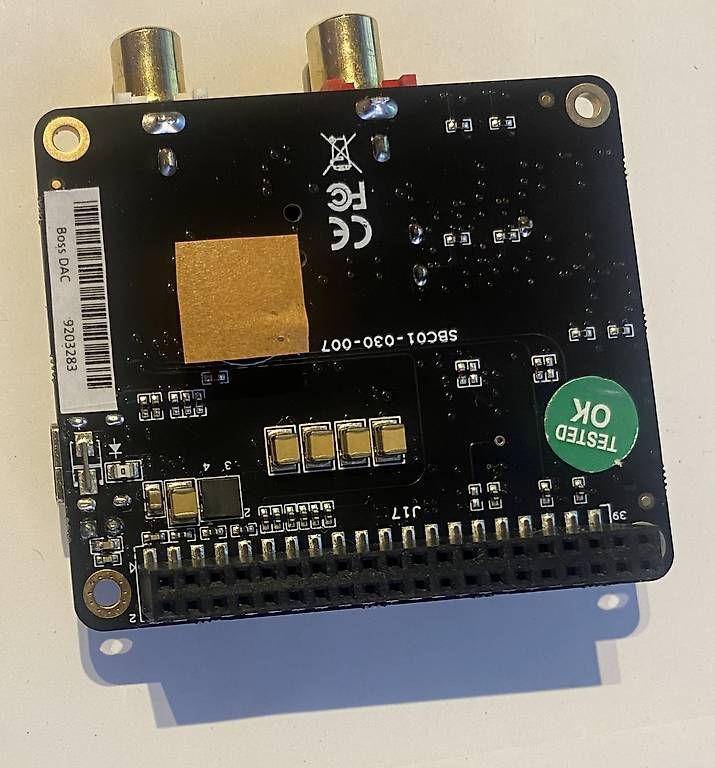 Componenti elettronici: Allo Boss I2S DAC für Raspberry Pi 2 / 3 / 4 – Usato da Aarau venduto da Berntf 1