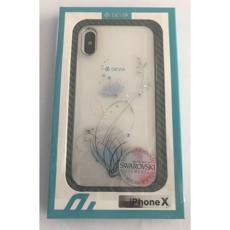 Cover & Protezioni schermo: Lotus Cover Devia Mit Swarovski Elements IPhone X /XS Silber – Nuovo (secondo la descrizione) da Bassersdorf venduto da maga1g