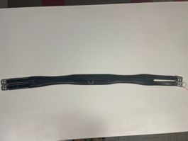 Leder-Sattelgurt, 130cm. dunkelbraun