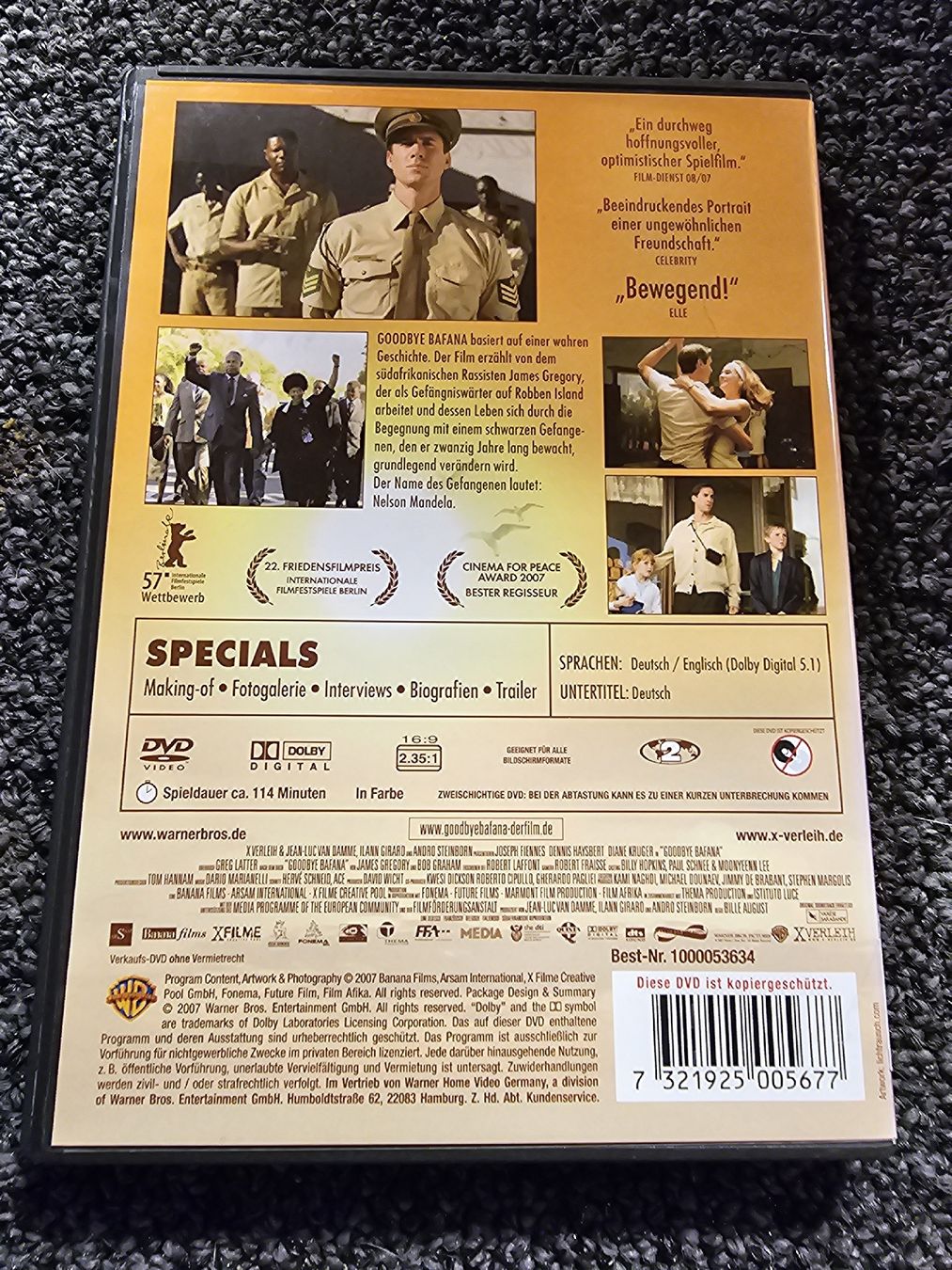 Tutti i DVDs: Goodbye Bafana DVD(21060) – Usato da Ruswil venduto da jan_bxl5 1