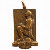 Medaille Militär Noël Weihnachten 1940 div. Rare