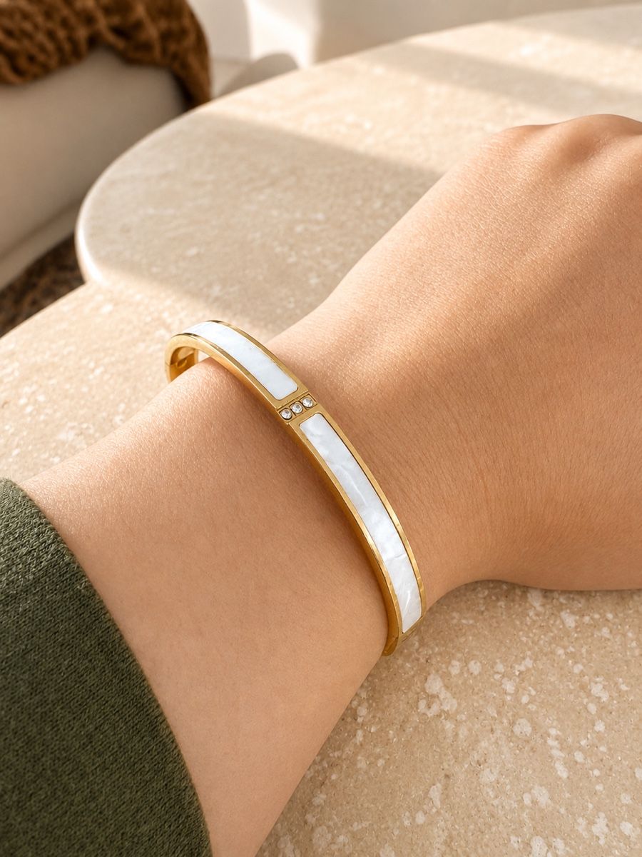 Bracciali & Braccialetti: Edelstahl Armreifen – Nuovo e nell'imballaggio originale da Oberhasli venduto da Duabelle_official 1