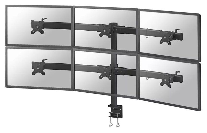 Staffa per monitor: Monitorhalterung für 6 Monitore – Nuovo (secondo la descrizione) da Schüpfheim venduto da Flohmaster 4