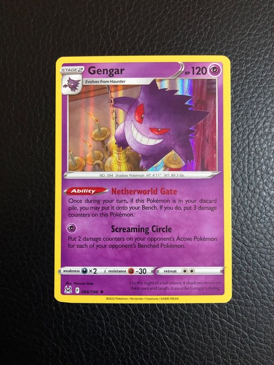 Lost Origin - Gengar Holo 66/196 Ab 1 (Gebraucht) in Paradiso für CHF 1 ...
