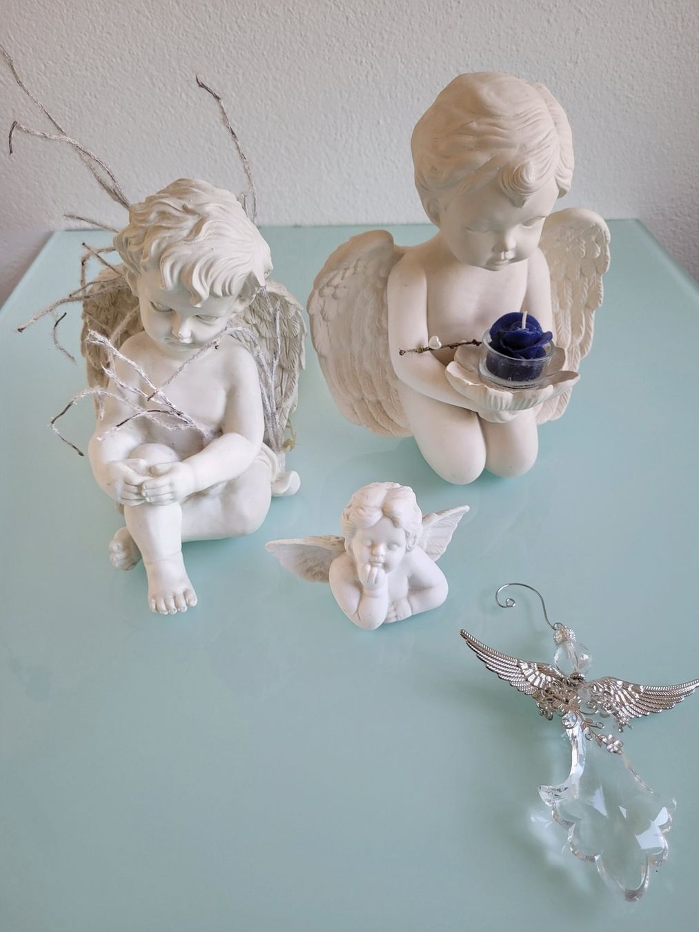 Statuette: 4 er Set Engel Figuren. – Nuovo (secondo la descrizione) da Hagendorn venduto da hagendorna 2