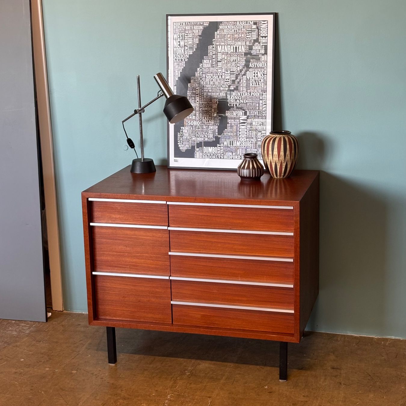 Kommoden: 1960er Teak Kommode / Schubladenstock – Gebraucht aus Bern von Modern-Era 4