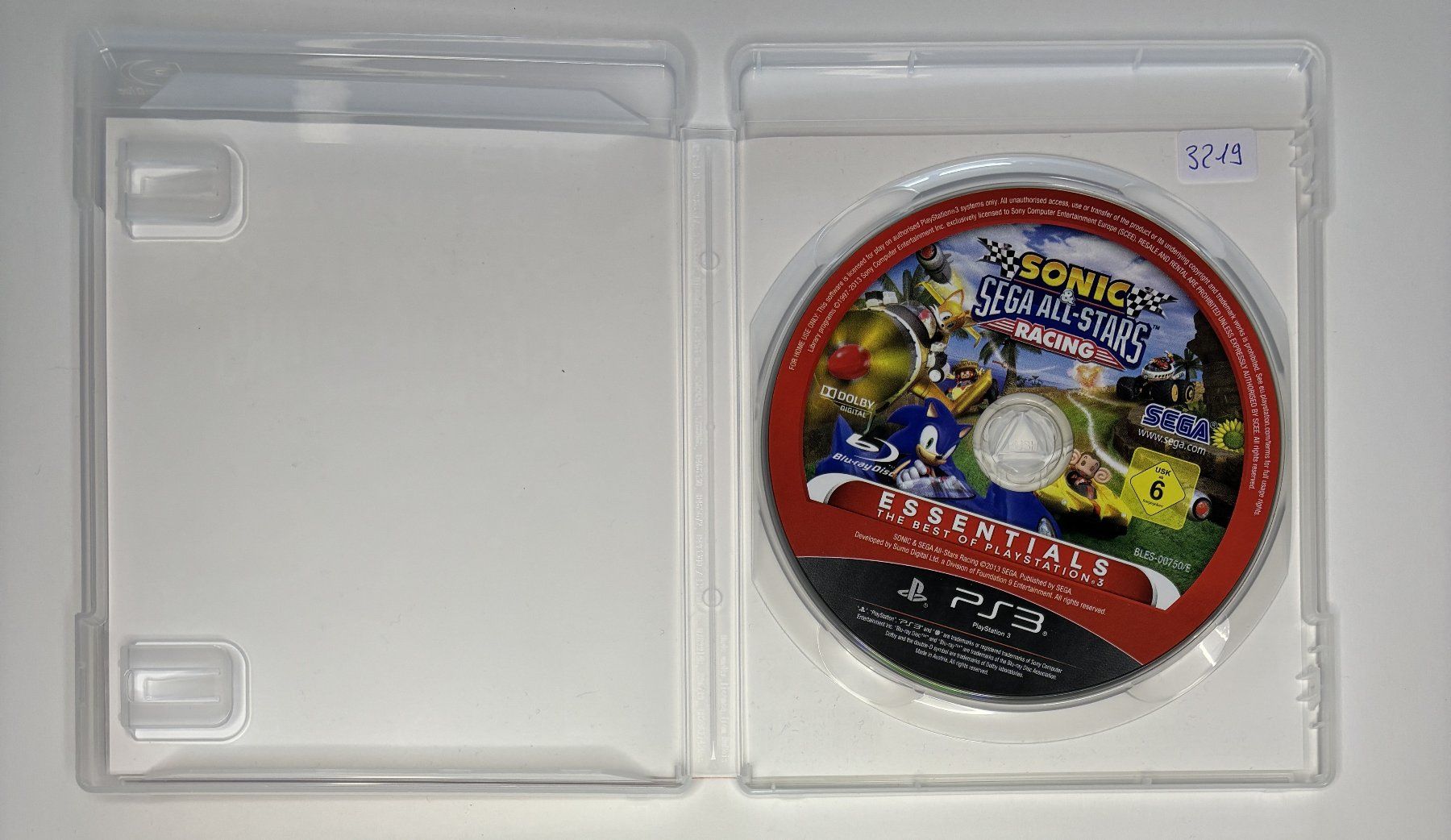 Spiele: PS3 - Sonic & SEGA All-Stars Racing – Gebraucht aus Allschwil von Bullach 1