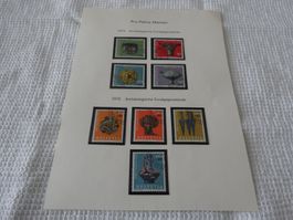 Pro Patria 1 Seite 1974 1975Archäologische Fundgege gest.
