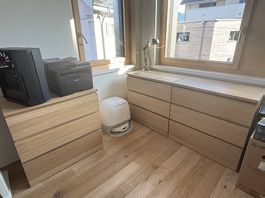 3 IKEA Malm Kommoden