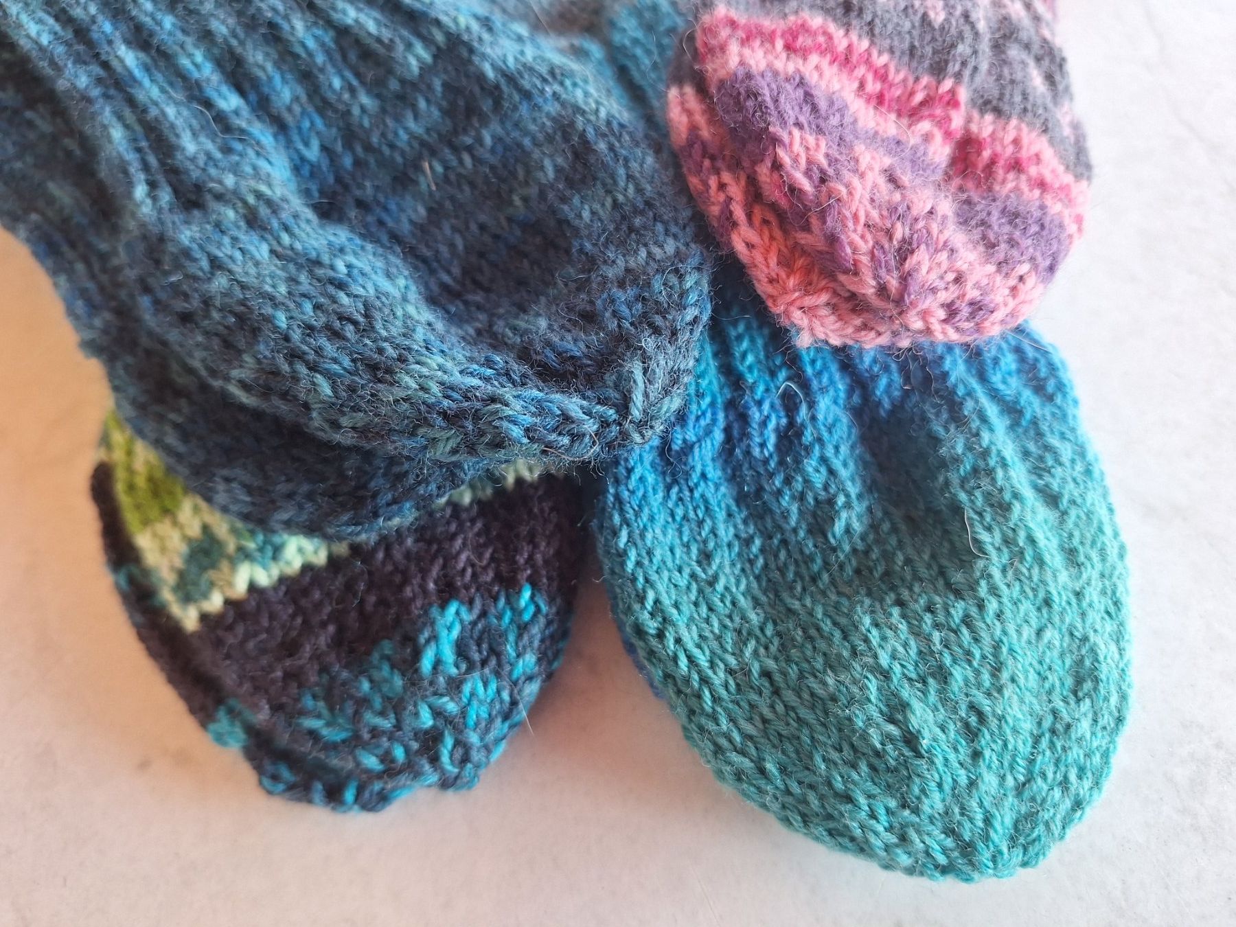 Calze: 4 PAAR SOCKEN HANDGESTRICKT - GR 40/41 – Usato da Huttwil venduto da Kunterbuntli 3
