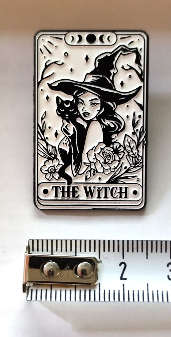 Placchette & Badge: The Witch Pin / Tarotkarte ca. 4 cm – Nuovo (secondo la descrizione) da Bettingen venduto da hamau2012 3