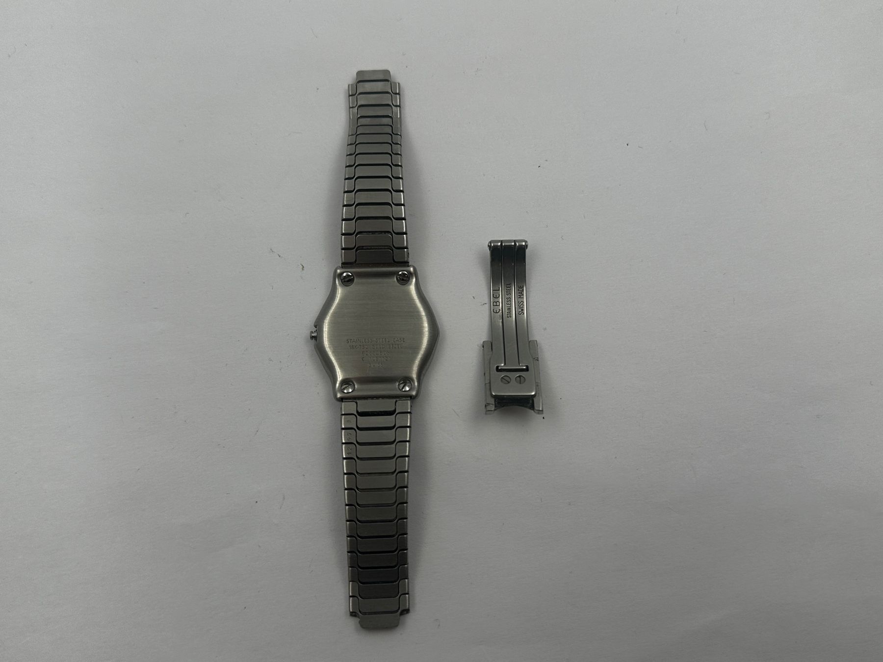 Ebel Orologi: Ebel Sport Classic Wave Gehäuse mit Band ref: 1087121 – Usato da Brüttisellen venduto da AlphaOmega05 1