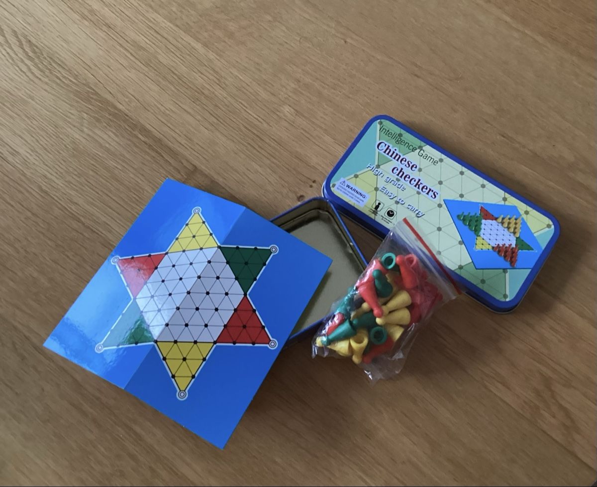 Spiele: Chinese Checkers, intelligence game, Reisespiel in Dose – Neu (gemäss Beschreibung) aus Bäch SZ von ortschi 2