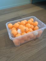 65 lange Tischtennisbälle in gutem Zustand 