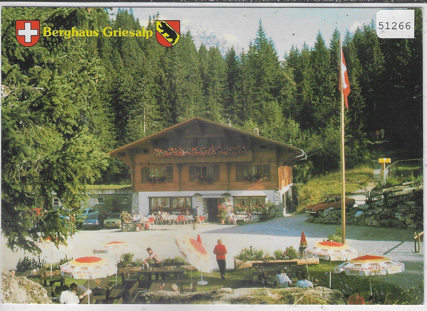 Ansichtskarten: Berghaus Griesalp - Kiental – Gebraucht aus Ettingen von Kartenplanet