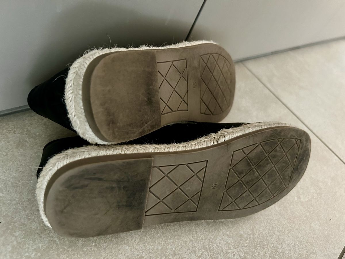 Dosenbach Scarpe da donna: Espadrilles Lederimitat , Gr. 39 – Usato da Oberrüti venduto da Important 1