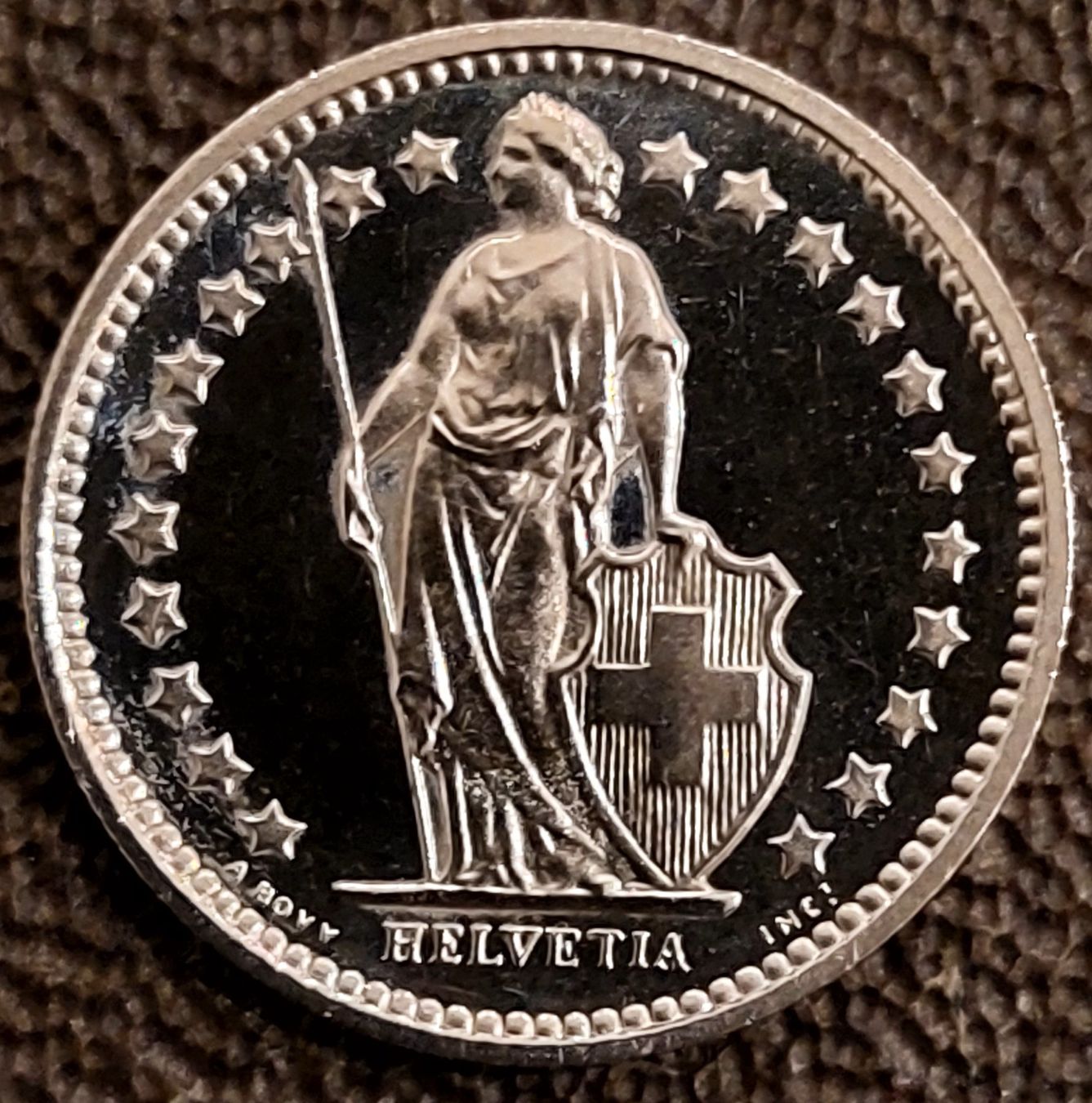 Alle Münzen: 50 Rappen 1977 stgl. / aus Münzsatz – Neu (gemäss Beschreibung) aus Arch von coinsandmore 1