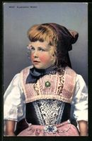 Niedliches Appenzeller Meiteli in Tracht