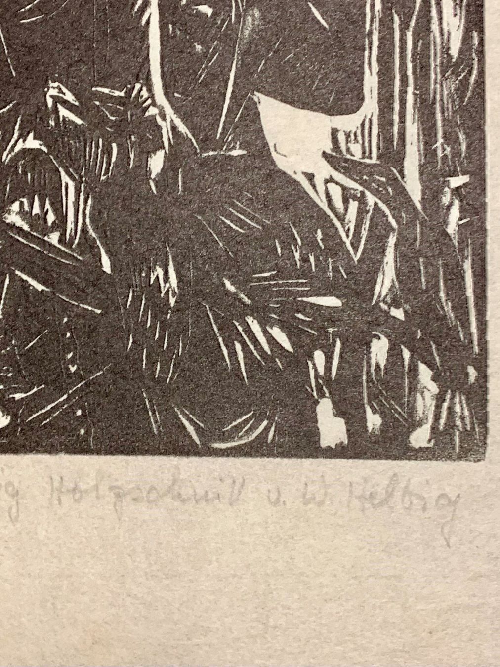 Holzschnitte: Walter Helbig 1878-1968 HOLZSCHNITT – Gebraucht aus Gersau von grafik-kunst 1
