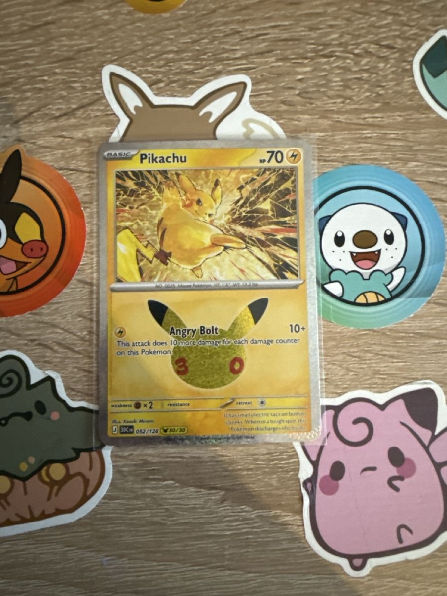 Pokémon Sammelbilder & Trading cards: Pikachu 30/30 – Neu (gemäss Beschreibung) aus St-Maurice von Whatty 1