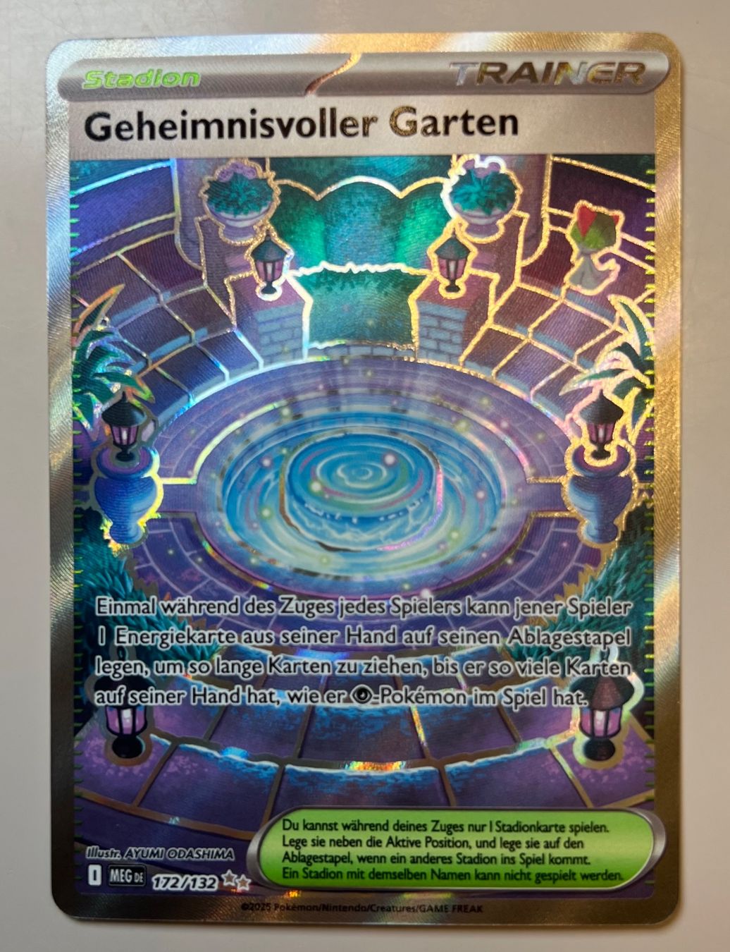 Pokémon Carte collezionabili: Pokemon Mega Evolution Geheimnisvoller Garten 172/132 DE – Usato da Appenzell venduto da RMBricks