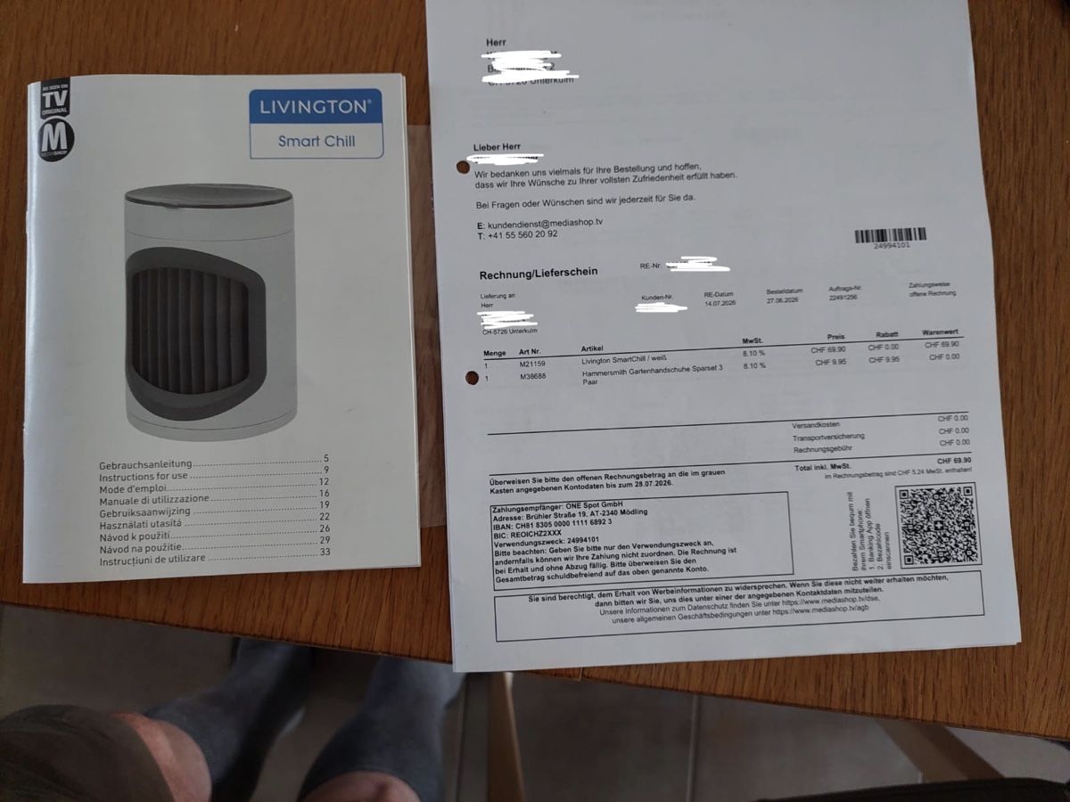 Deodoranti per ambiente: LIVINGSTON Smart Chill Minikühler – Nuovo (secondo la descrizione) da Unterkulm venduto da YS3 2