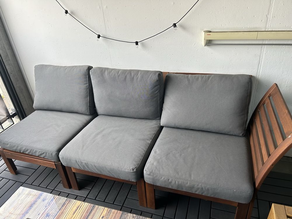 Garten Balkon Sofas von Ikea inklusive tisch Kaufen auf Ricardo