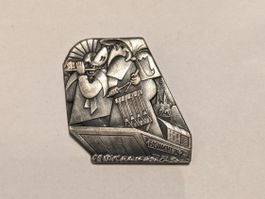 Plakette Fasnacht Basel 1974 Silber