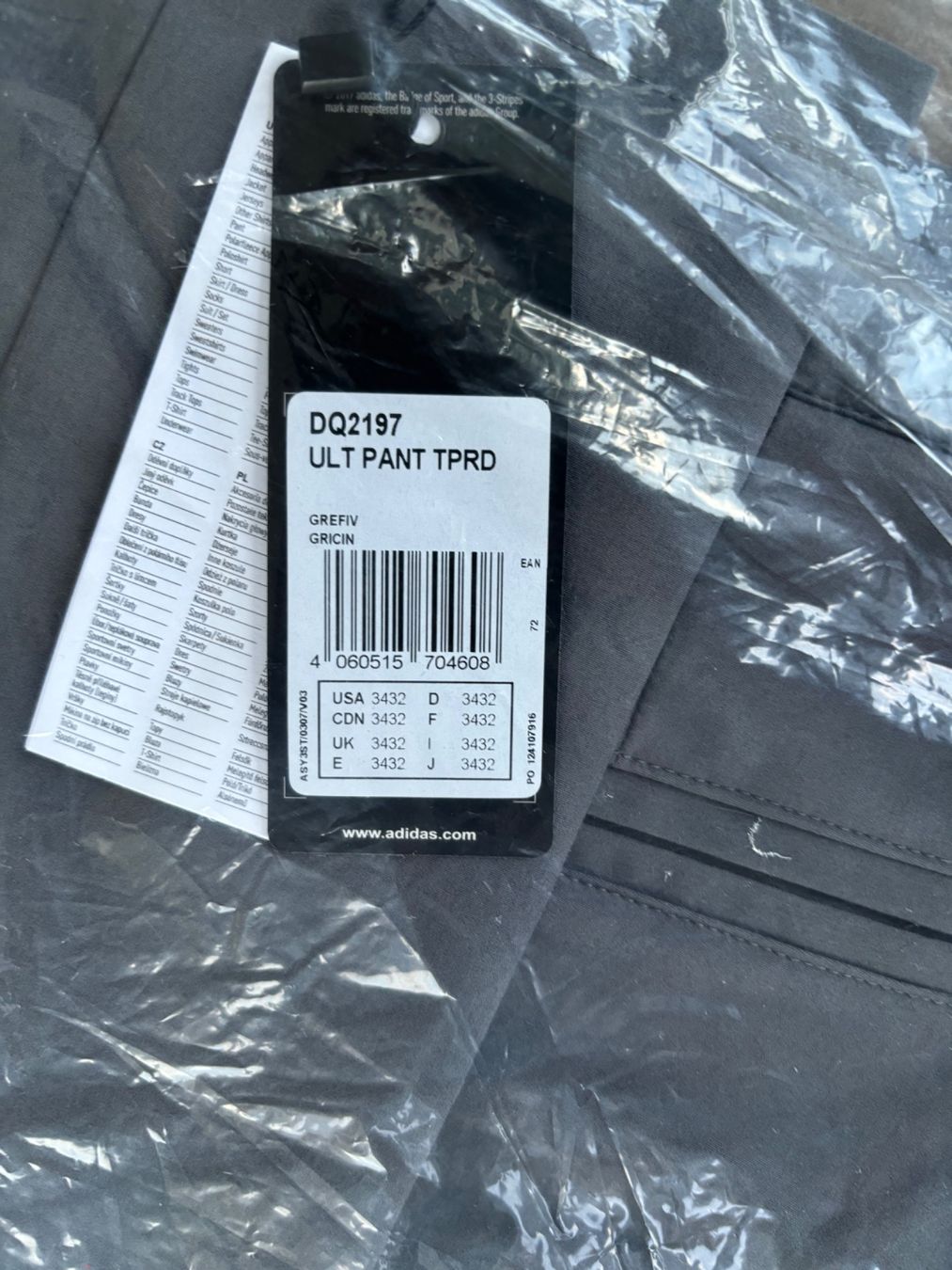 Adidas Pantaloni: 34/32_adidas golf_NEU_LP 90 sr – Nuovo e nell'imballaggio originale da Versegeres venduto da kista 1