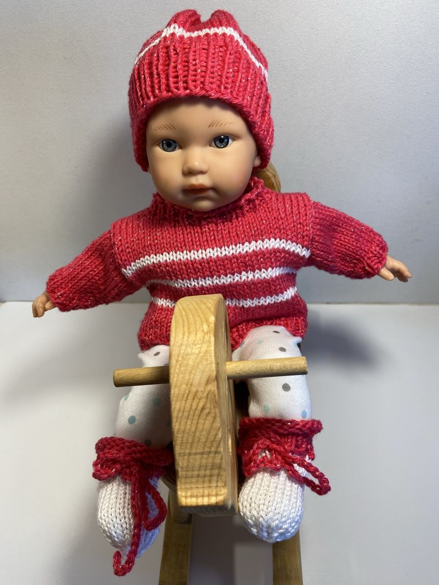 Bambole: Puppengarnitur 4tlg., mit Glimmer, Gr. 30/32 cm, L Baby Born – Nuovo e nell'imballaggio originale da Grosshöchstetten venduto da Maschenshop 2
