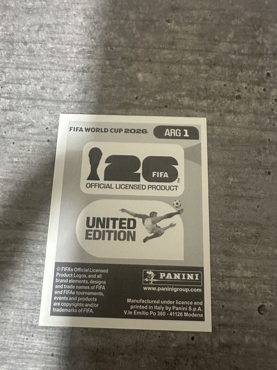 Panini Carte collezionabili: ARG 1 , FIFA WORLD CUP 2026 PANINI  – Nuovo (secondo la descrizione) da Frauenfeld venduto da 1PegPeg1 1