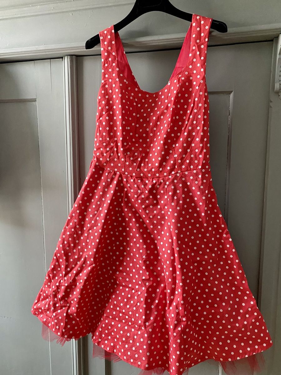 Vestiti: Polka dot Kleid Gr.M – Usato da Winterthur venduto da kiwimel