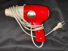 Sèche-cheveux Privileg rouge blanc bon état vintage 60er