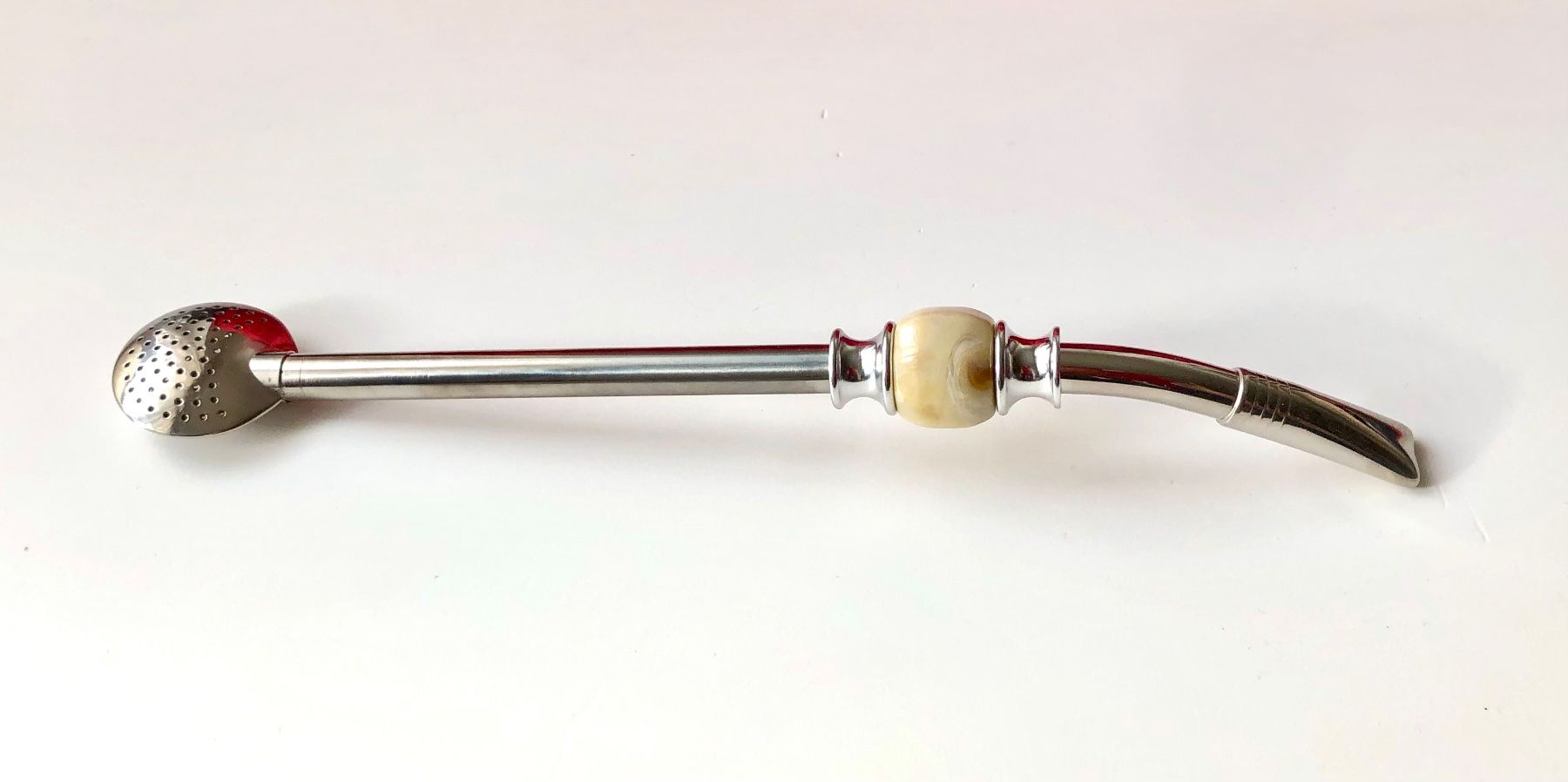 Set di piatti: Bombilla Edelstahl 21 cm beige – Nuovo e nell'imballaggio originale da Zuchwil venduto da Yerba_Mate_Schweiz