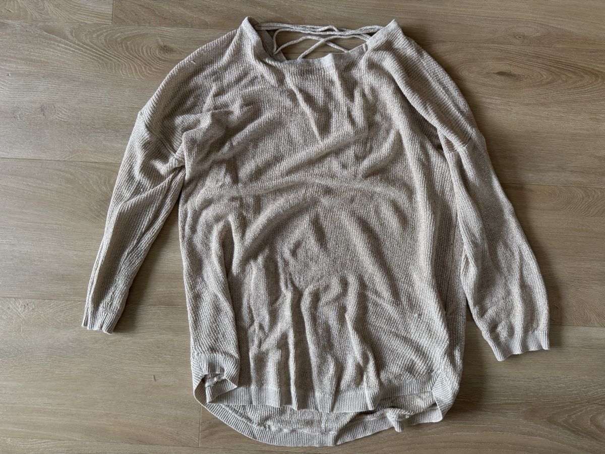 Tops: Jacqueline de Yong Pullover beige Grösse S neuwertig – Neu (gemäss Beschreibung) aus Liestal von isa_8y72