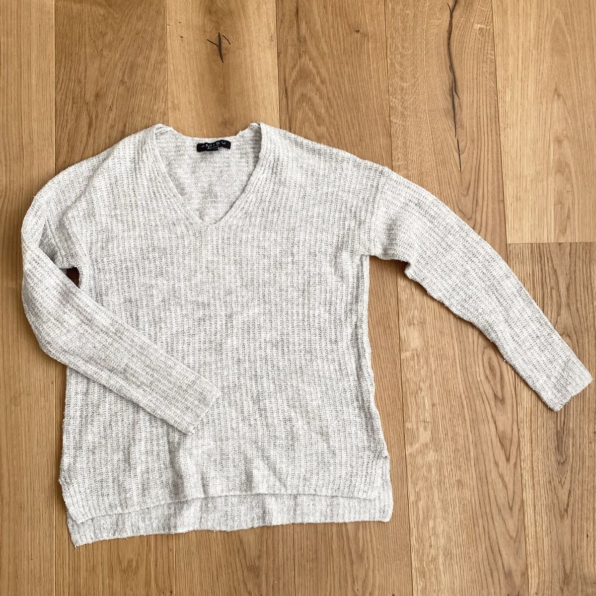 Maglioni & Felpe: Amisu Strickpullover, Grösse XS, hellgrau – Usato da Hinwil venduto da crn139