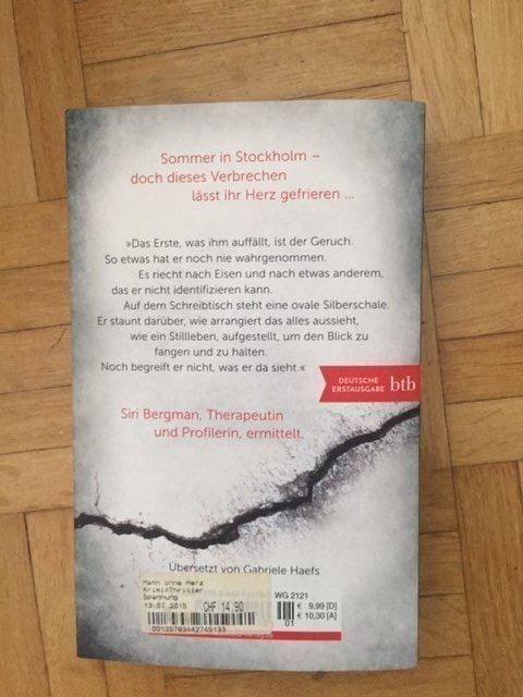 Libri: Buch Mann ohne Herz Psychothriller – Usato da Emmen venduto da Aribini 1