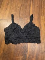 Spitzen Bralette schwarz verstellbare Träger Grösse M