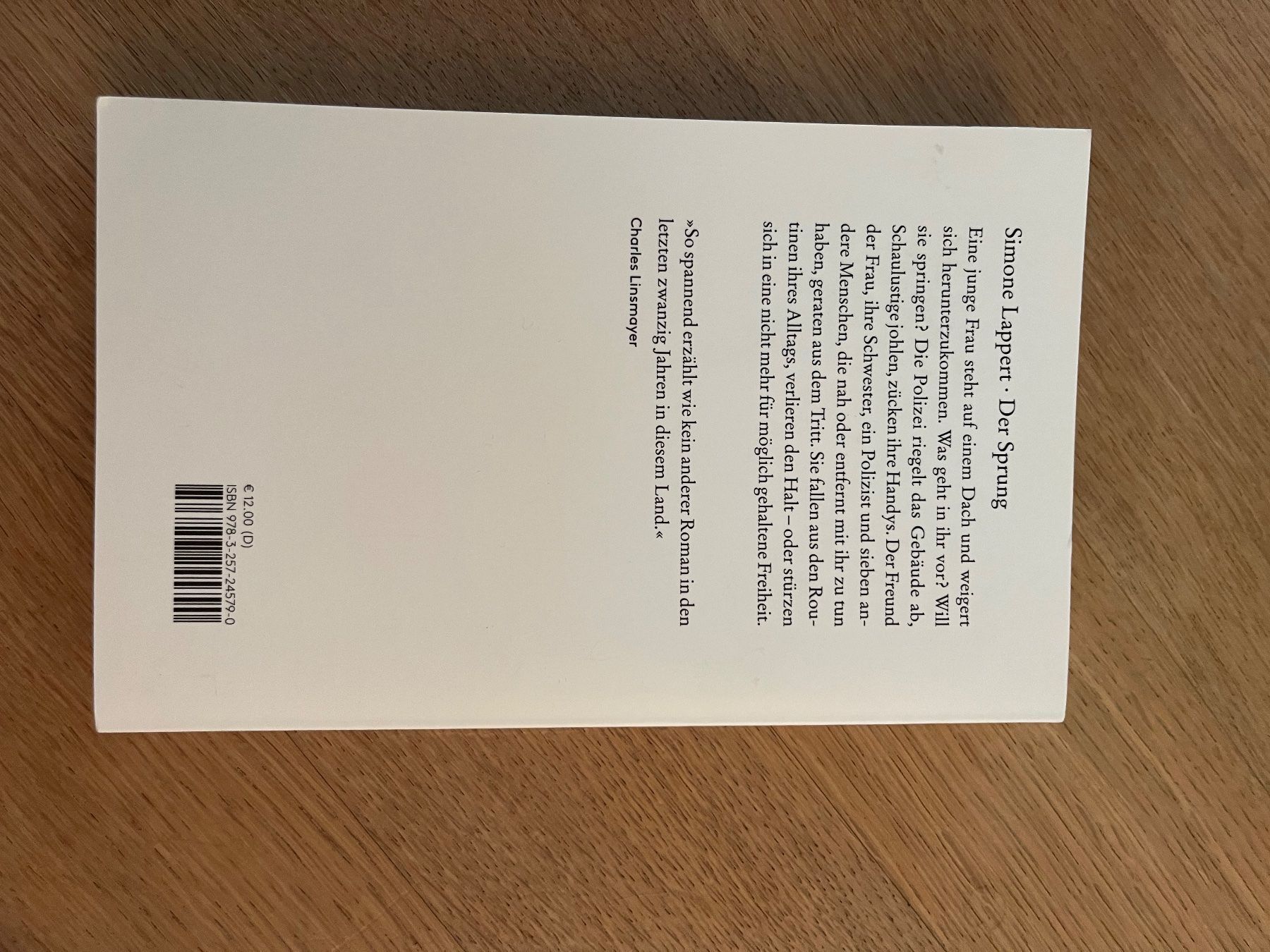 Bücher: Roman "Der Sprung" - Simone Lappert – Gebraucht aus Laupen BE von lee_ym6v 1