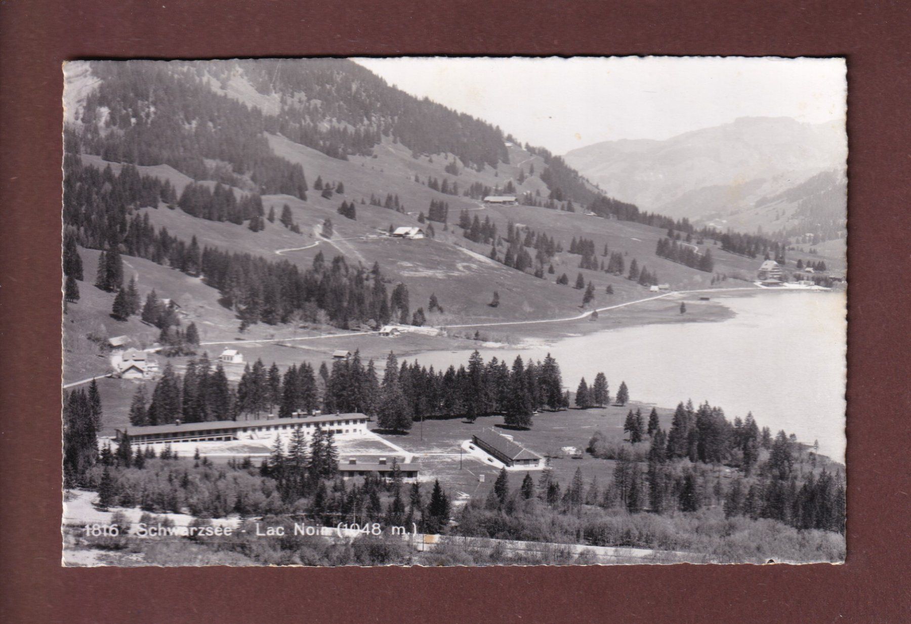 Cartoline postali: SCHWARZSEE / LAC NOIR - Feldpost – Usato da Pully venduto da nicecards-shop