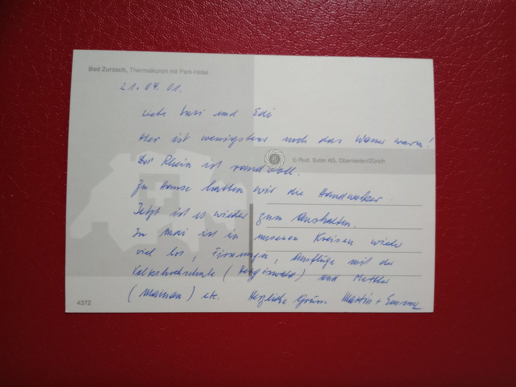 Cartoline postali: Bad Zurzach Aargau – Usato da Küttigen venduto da Melisch1000 1