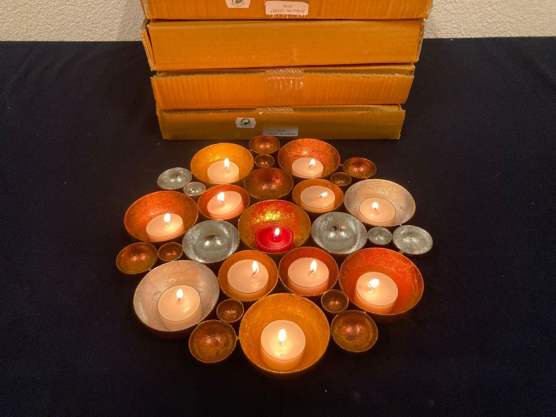 Toutes les décorations: Wunderschöne Teelichter Deko – Neuf avec emballage d'origine à Schafhausen im Emmental par Herzrose 1