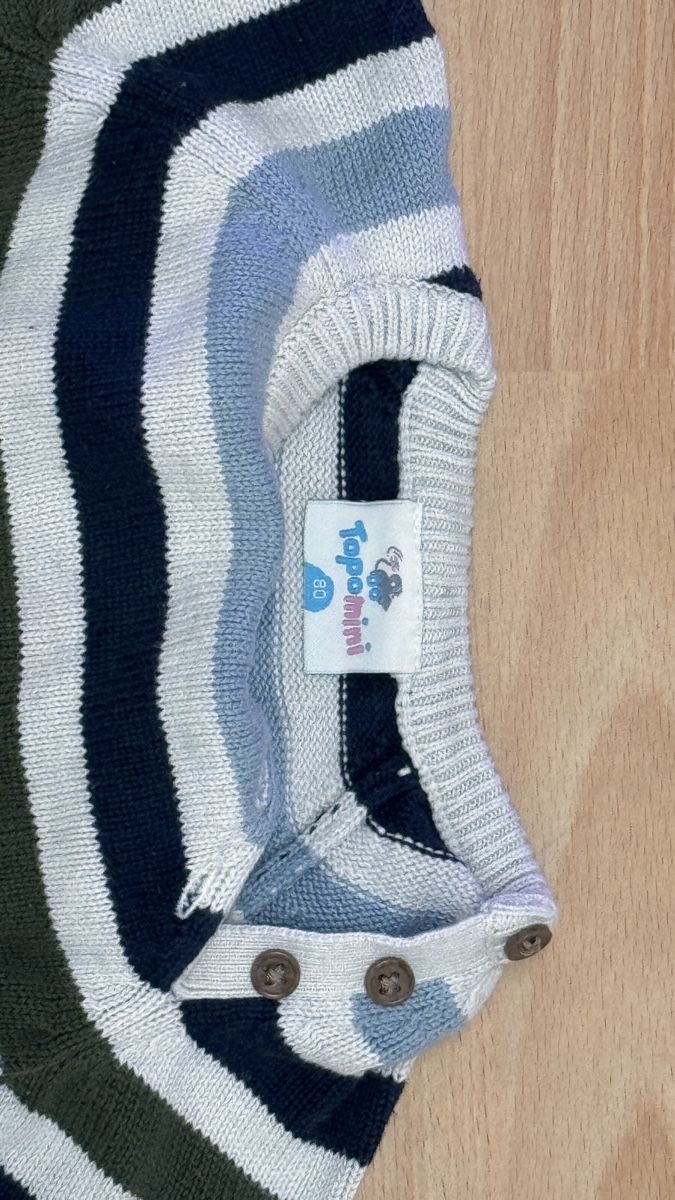 Maglioni & Felpe: KIDS - Baby Strickpullover mit Streifen, Grösse 80 – Usato da Ostermundigen venduto da Vangiolillo 1