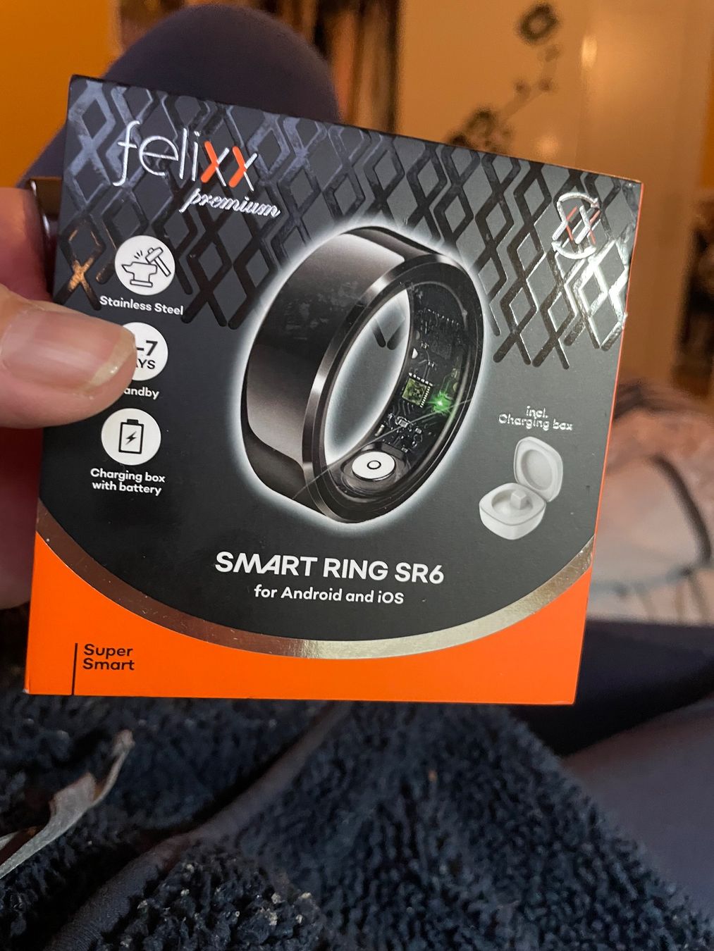 Anelli: Smart Ring schwarz Felixx SR6 NEU – Nuovo e nell'imballaggio originale da canobbio venduto da barbarb 2